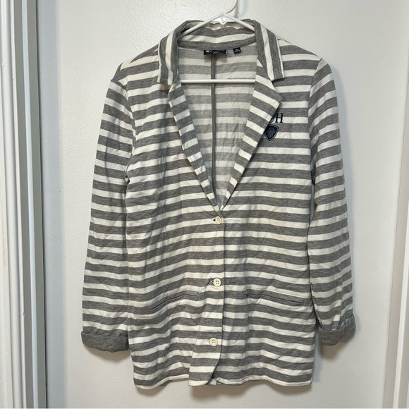 Champion Emory & Henry College Striped Blazer Jacket SMALL - Picture 1 of 4